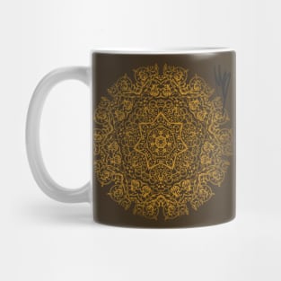 Gold sun Art Deco Mug